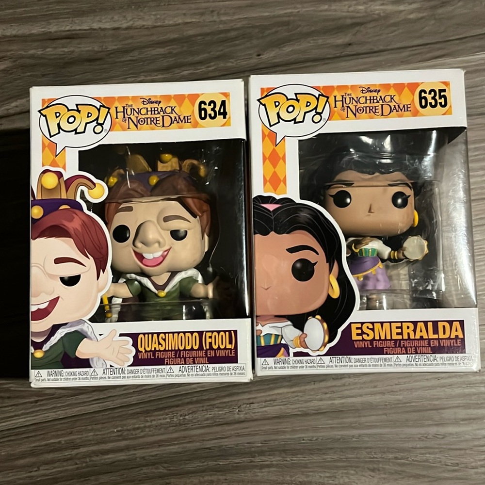 Hunchback of Notre Dame Funko Pops